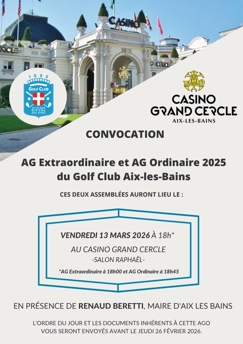 convocation AGO 2026 convocation AGO 2026