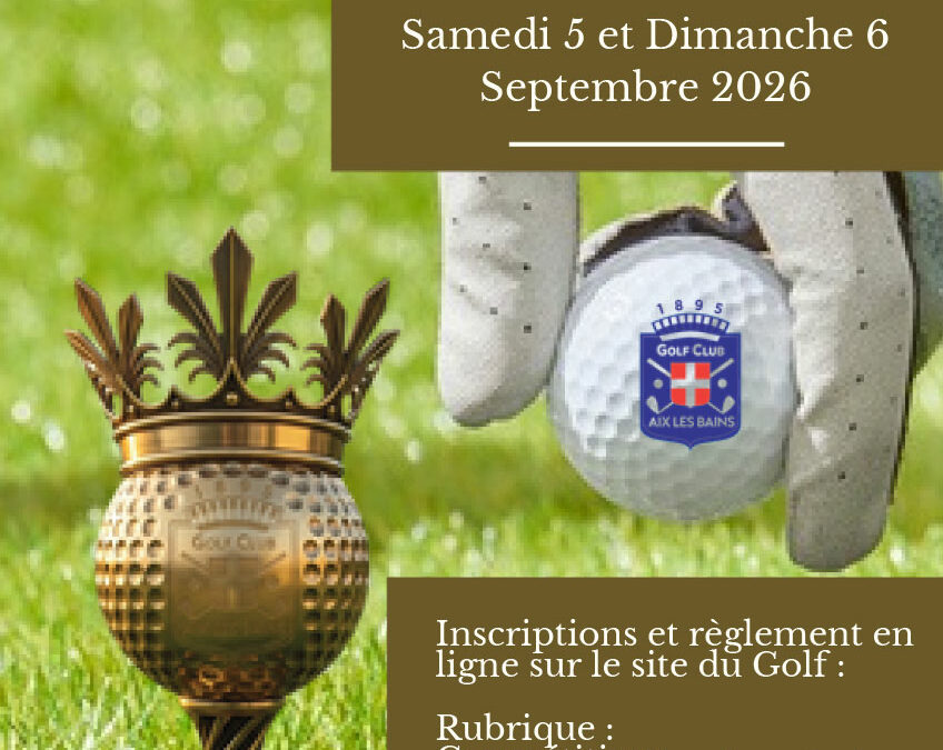 5 & 6 septembre – Trophée mid-amateur