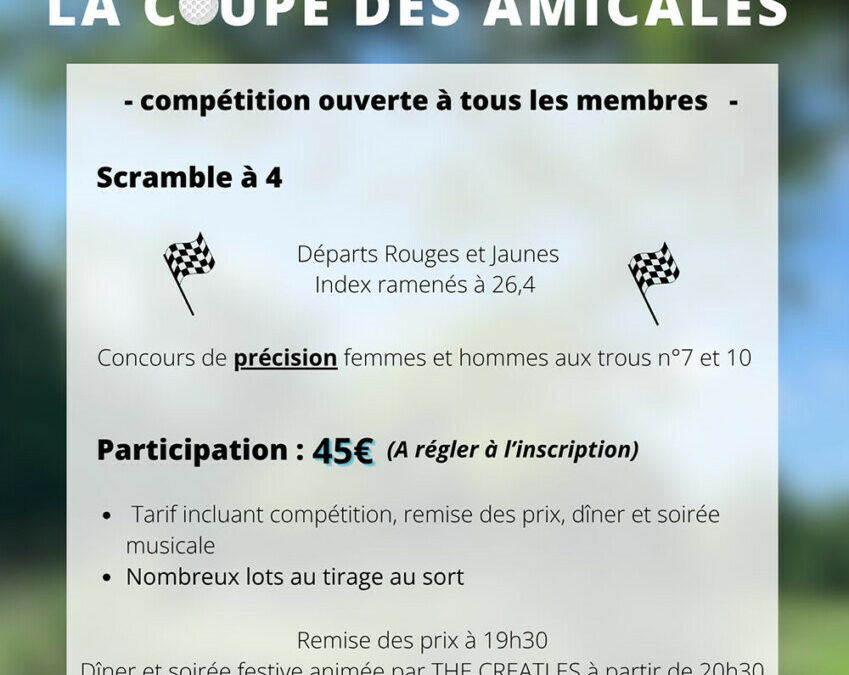 01 août – coupe des amicales