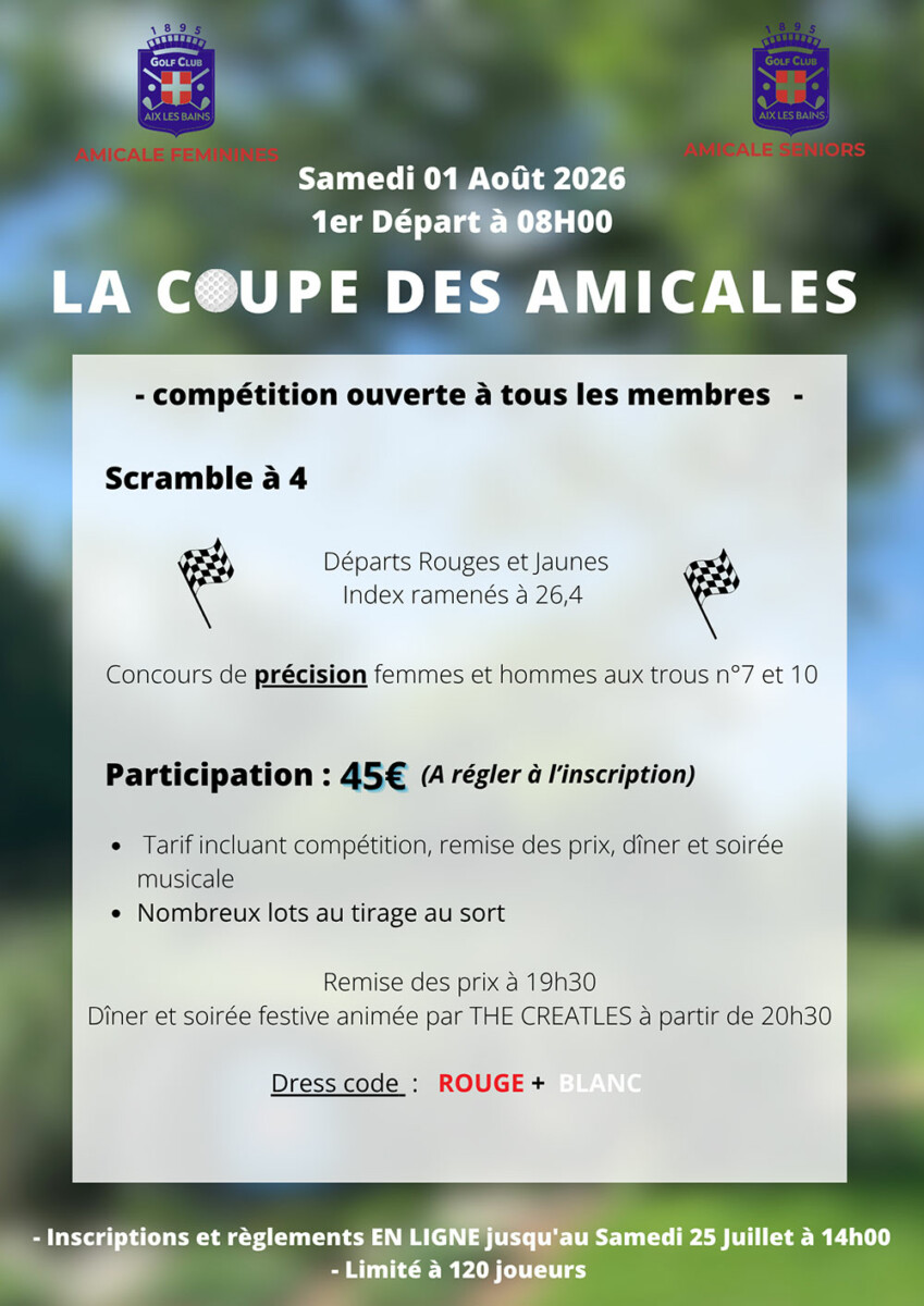 Coupe des Amicales 2026